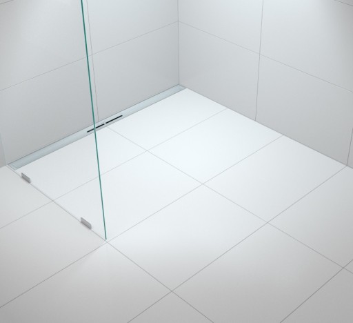Pachet rigola de dus Kessel Linearis Infinity 60  Megastop  110cm  capac inox periat