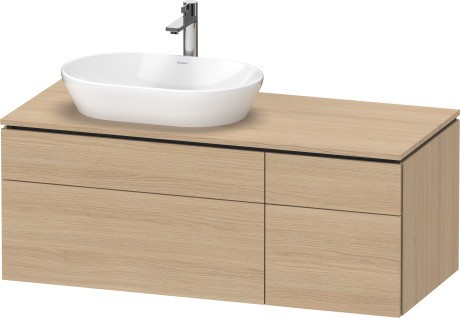 Dulap baza suspendat Duravit L-Cube 122x55cm  stejar natur