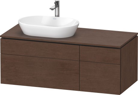 Dulap baza suspendat Duravit L-Cube 122x55cm  nuc american