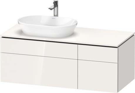 Dulap baza suspendat Duravit L-Cube 122x55cm  alb lucios decor