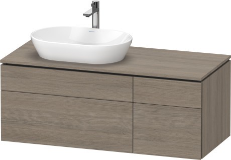 Dulap baza suspendat Duravit L-Cube 122x55cm  stejar terra