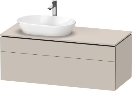Dulap baza suspendat Duravit L-Cube 122x55cm  taupe mat