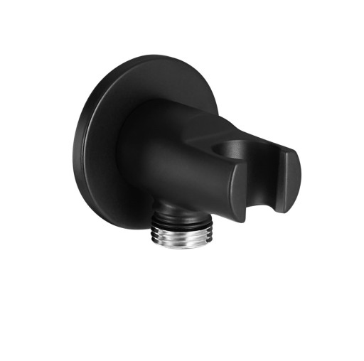 Conector FixFit Roca Aqua cu agatatoare de dus  negru