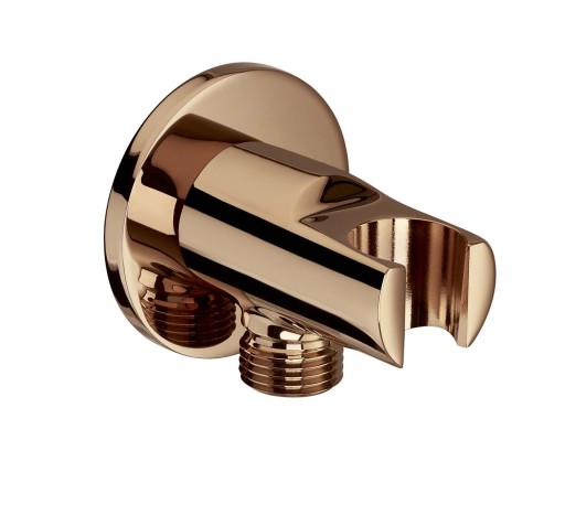 Conector FixFit Roca Aqua cu agatatoare de dus  rose gold
