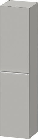 Dulap inalt suspendat Duravit D-Neo 400x360x1760mm  cu o usa  gri mat decor