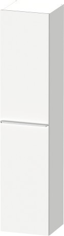 Dulap inalt suspendat Duravit D-Neo 400x360x1760mm  cu o usa  alb mat decor