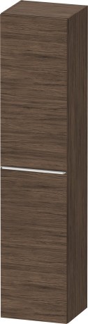 Dulap inalt suspendat Duravit D-Neo 400x360x1760mm  cu o usa  nuc inchis decor