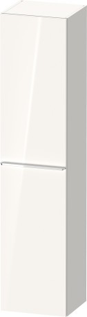 Dulap inalt suspendat Duravit D-Neo 400x360x1760mm  cu o usa  alb lucios