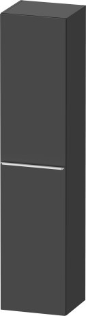 Dulap inalt suspendat Duravit D-Neo 400x360x1760mm  cu o usa  grafit mat decor