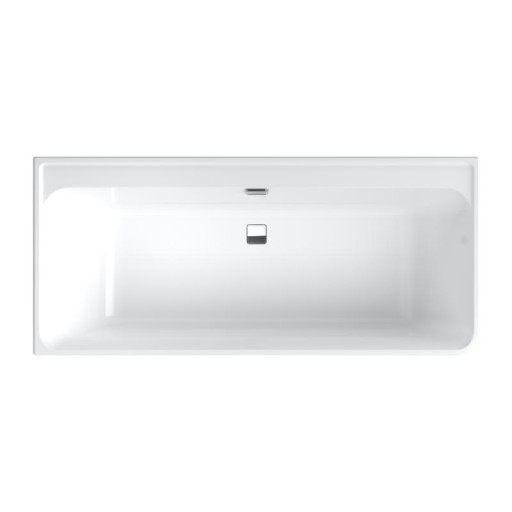 Cada baie Villeroy & Boch Collaro 180x80cm cu panou turnat  sistem scurgere inclus  orientare stanga  alba