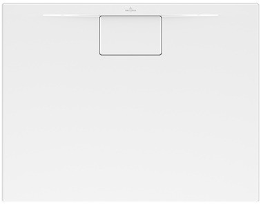 Cadita de dus rectangulara Villeroy & Boch Architectura MetalRim 120x90cm  alb mat