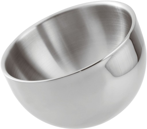 Bol salata cu pereti dubli Paderno seria 2300  d18cm  1 litru  inox