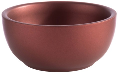 Bol inox cu pereti dubli Paderno Ethnic Cuisine  d9.5cm  h 4.2cm  maro
