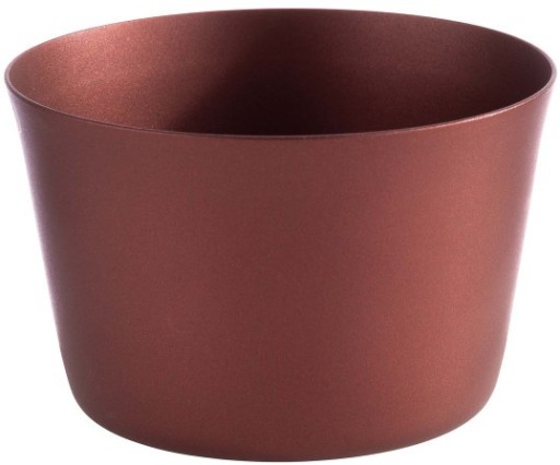 Bol inox cu pereti dubli Paderno Ethnic Cuisine  d8.5cm  h 5.5cm  maro