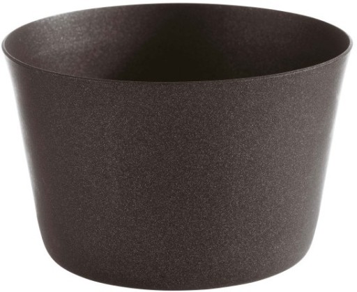 Bol inox cu pereti dubli Paderno Ethnic Cuisine  d8.5cm  h 5.5cm  negru