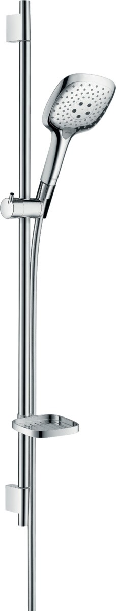 Set de dus Hansgrohe Raindance Select E 150 cu 3 tipuri de jet si bara Unica'S Puro 0.9  crom
