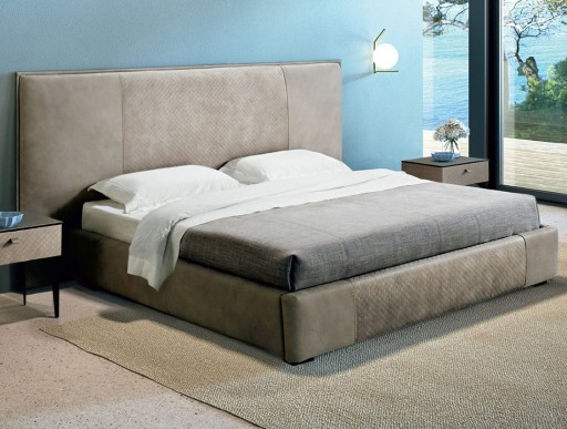 Pat Gamma Batik Night L35 pentru saltea 190x200  piele Burt F613  / H613 Diamond  HandMade in Italy