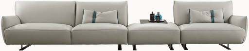 Canapea Gamma Dandy Cocoon 425x99cm  piele Pampas E923  HandMade in Italy