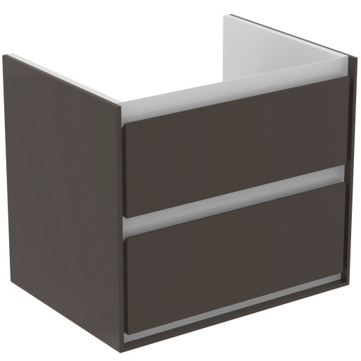 Dulap baza Ideal Standard Connect Air 60 cm  maro inchis/alb mat