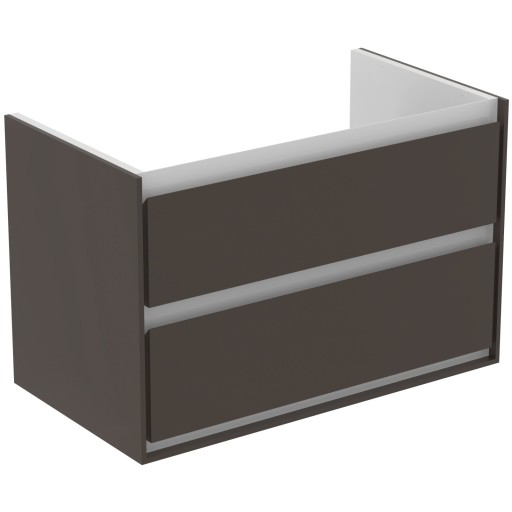 Dulap baza Ideal Standard Connect Air 80 cm  maro inchis/alb mat