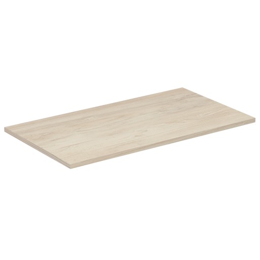 Blat suport mobilier baie Ideal Standard Connect Air 80 4 x 44 2 x 1 8 cm  lemn maro deschis