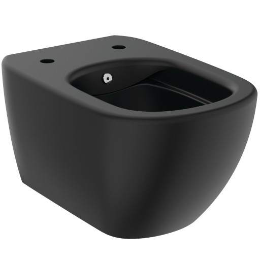 Vas WC suspendat Ideal Standard Tesi Rimless  cu functie de bideu si fixare ascunsa  negru