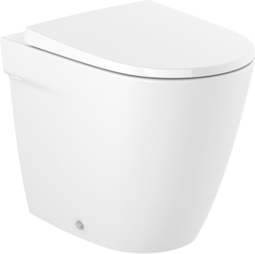 Vas wc Roca Ona Compact Rimless  back-to-wall  alb