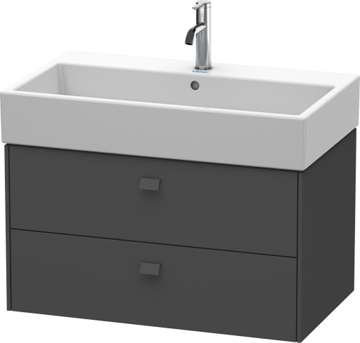 Dulap baza suspendat Duravit Brioso 784x442mm  cu doua sertare  grafit mat