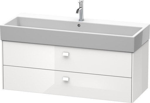 Dulap baza suspendat Duravit Brioso 1184x442mm  cu doua sertare  alb lucios