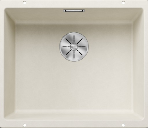 Chiuveta bucatarie Blanco Subline 500-U  530x460mm  montare sub blat  Silgranit alb antic