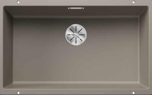 Chiuveta bucatarie Blanco Subline 700-U  730x460mm  montare sub blat  Silgranit maro trufe