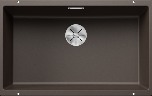 Chiuveta bucatarie Blanco Subline 700-U  730x460mm  montare sub blat  Silgranit maro cafea
