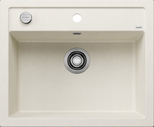 Chiuveta bucatarie Blanco Dalago 6  615x510mm  ventil automat  Silgranit alb antic