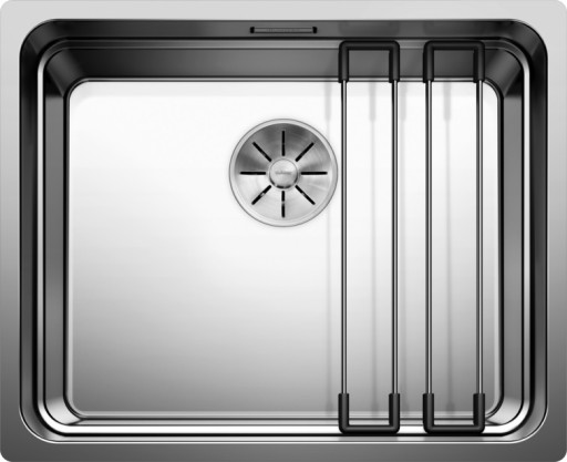 Chiuveta bucatarie Blanco Etagon 500-U  540x440mm  2 sine glisante  montare sub blat  inox lucios satinat
