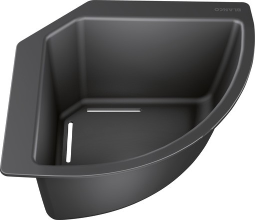 Cos de colt pentru chiuveta Blanco 215x215mm  negru
