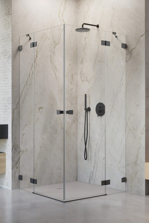 Usa de dus Radaway Essenza Pro KDD 90cm  orientare dreapta  gunmetal periat