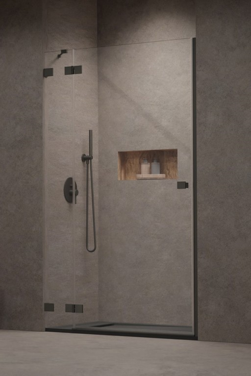 Usa de nisa batanta Radaway Essenza Pro DWJ 110cm deschidere stanga  gunmetal periat