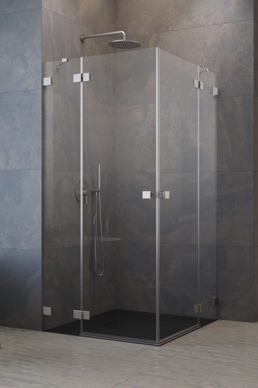 Usa de dus Radaway Essenza Pro KDD 90cm  orientare stanga  nickel periat