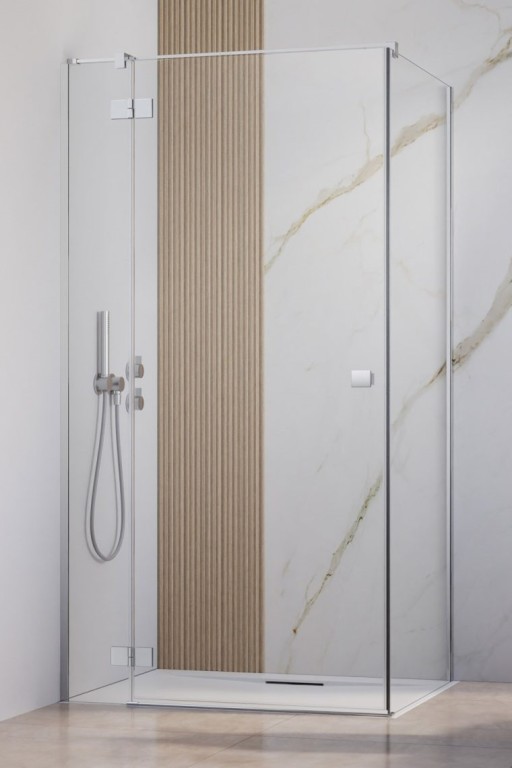 Usa de dus Radaway Essenza KDJ 110cm deschidere stanga  profil crom lucios