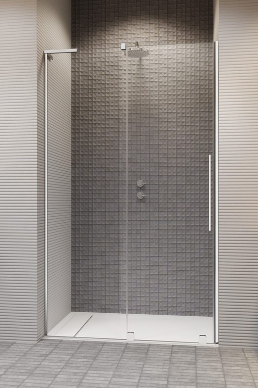 Usa de nisa culisanta Radaway Furo SL DWJ 100cm deschidere stanga  profil crom lucios