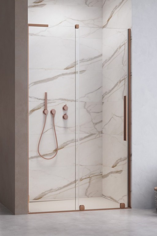 Usa de nisa culisanta Radaway Furo SL DWJ 100cm deschidere stanga  cupru periat