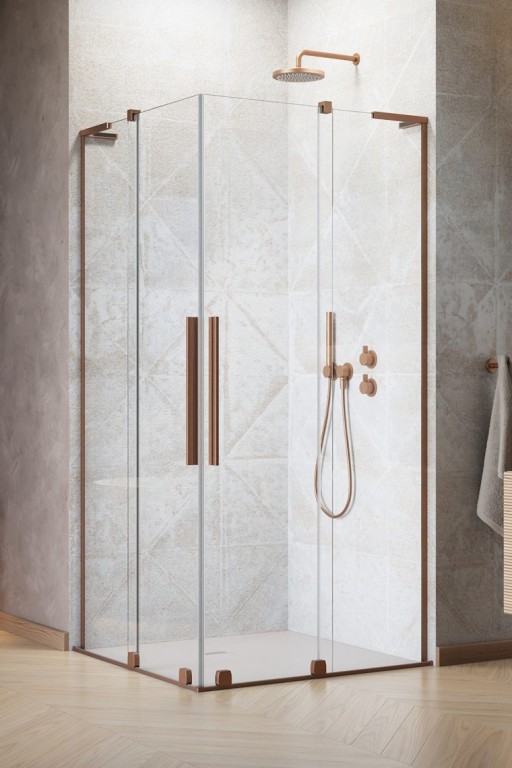 Usa de dus glisanta Radaway Furo SL KDD 80cm  deschidere dreapta  cupru periat