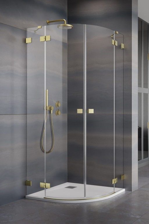 Usa de dus Radaway Essenza Pro PDD 100cm  orientare stanga  auriu periat