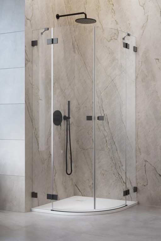 Usa de dus Radaway Essenza Pro PDD 90cm  orientare stanga  gunmetal periat