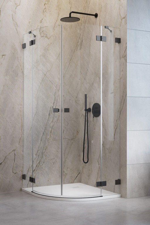 Usa de dus Radaway Essenza Pro PDD 90cm  orientare dreapta  gunmetal periat