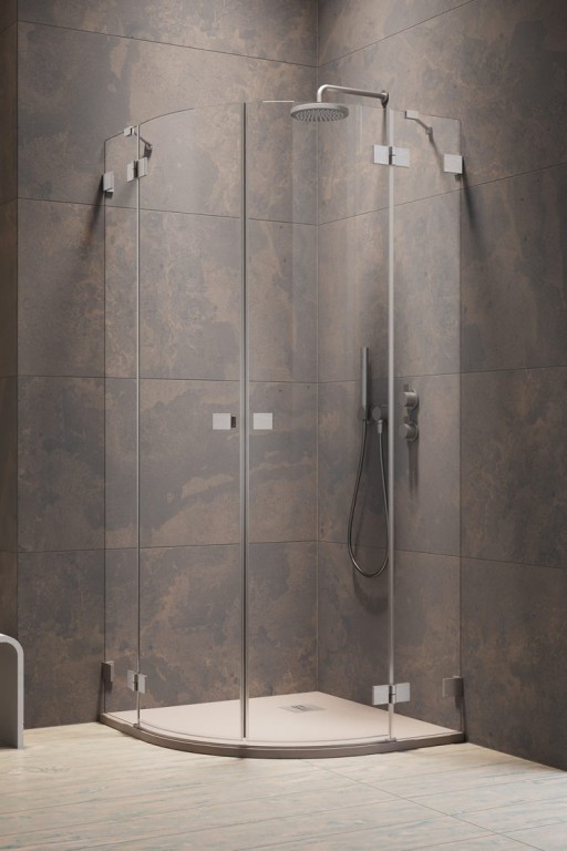 Usa de dus Radaway Essenza Pro PDD 80cm  orientare dreapta  nickel periat