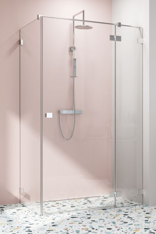 Usa de dus Radaway Essenza Pro KDJ 120cm deschidere stanga  profil crom lucios