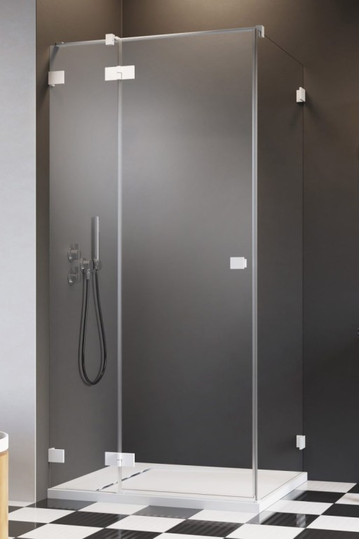 Usa de dus Radaway Essenza Pro KDJ 90cm deschidere stanga  alb mat
