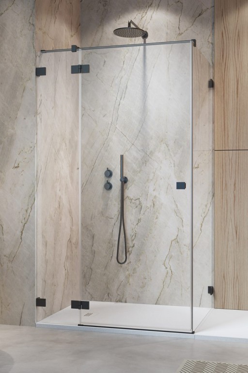 Usa de dus Radaway Essenza Pro KDJ 100cm deschidere stanga  gunmetal periat