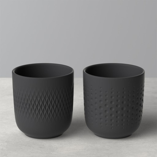 Set 2 cani Villeroy & Boch Manufacture Collier Noir   290ml